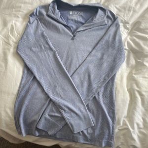 Figs Performance Salta long sleeve top. Large. Excellent condition. VAPOR BLUE!
